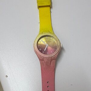 Marc Jacobs Gradient Yellow and Pink Watch